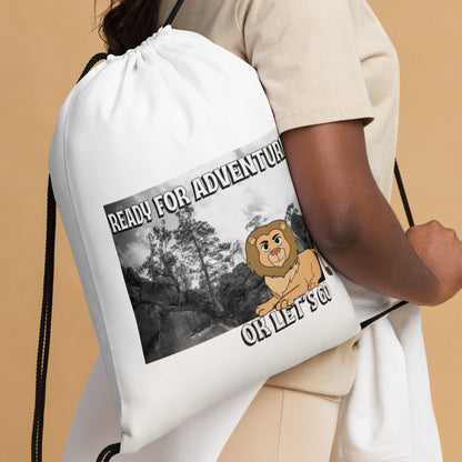 Drawstring Bag with Kid-Friendly Designs: Perfect for school, sports, and adventures! Get yours now and add a touch of fun to everyday activities