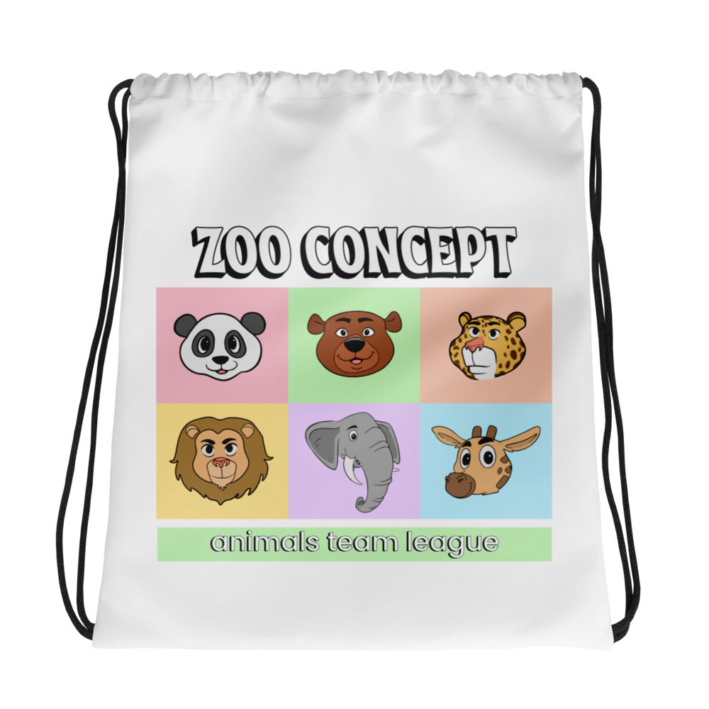 Drawstring Bag with Kid-Friendly Designs: Perfect for school, sports, and adventures! Get yours now and add a touch of fun to everyday activities