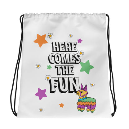 Drawstring Bag with Kid-Friendly Designs: Perfect for school, sports, and adventures! Get yours now and add a touch of fun to everyday activities