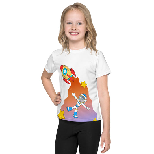 Camiseta de cuello redondo para niños: ¡cómoda, duradera y elegante! Tela de algodón suave, varios colores y tamaños. ¡Perfecto para jugar, la escuela y las aventuras cotidianas!