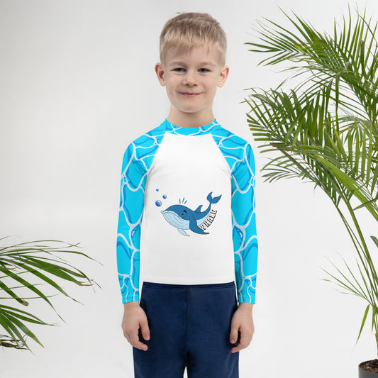 Stylish Kids' Rash Guard - Sun Protection for Fun Beach Days! Ideal Swimwear for Fashionable Boys & Girls