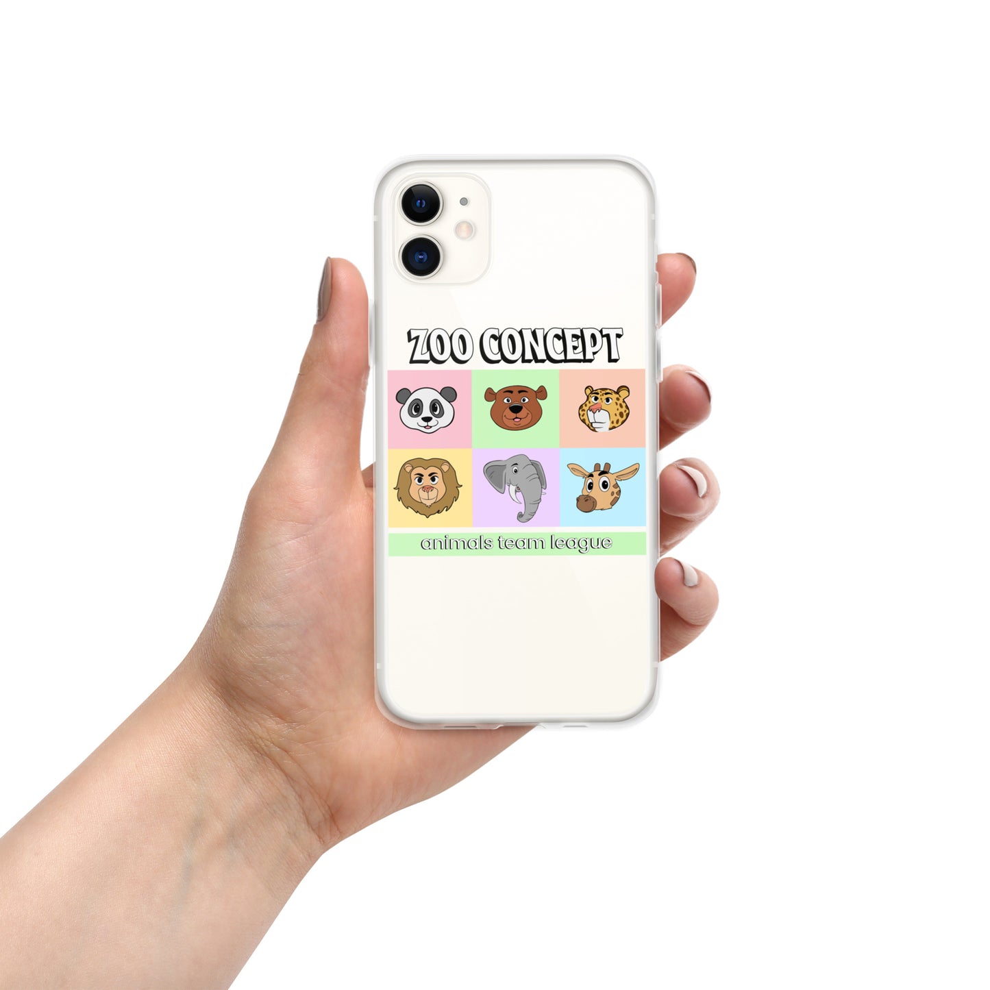 Clear iPhone Case with Playful Kids' Designs: Keep your device safe in style! Explore our range of fun, protective cases for kids