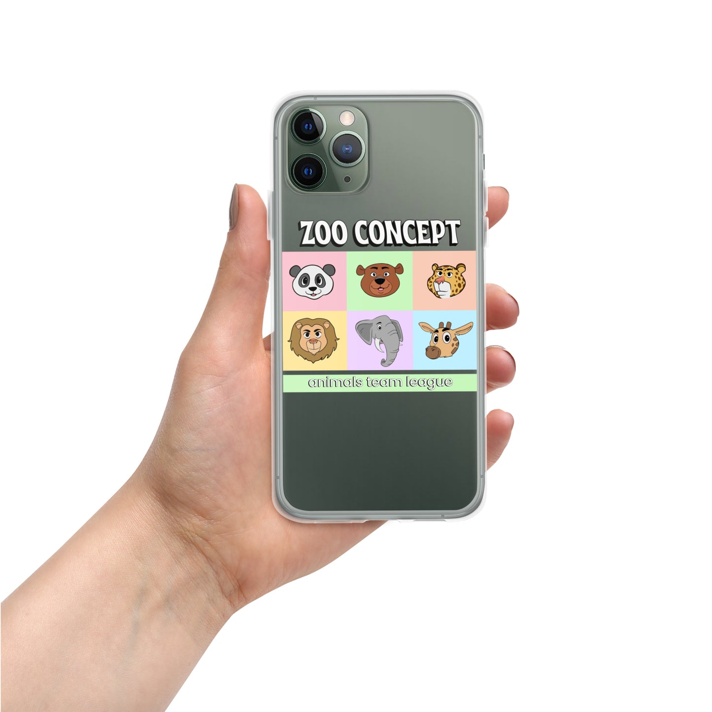 Clear iPhone Case with Playful Kids' Designs: Keep your device safe in style! Explore our range of fun, protective cases for kids