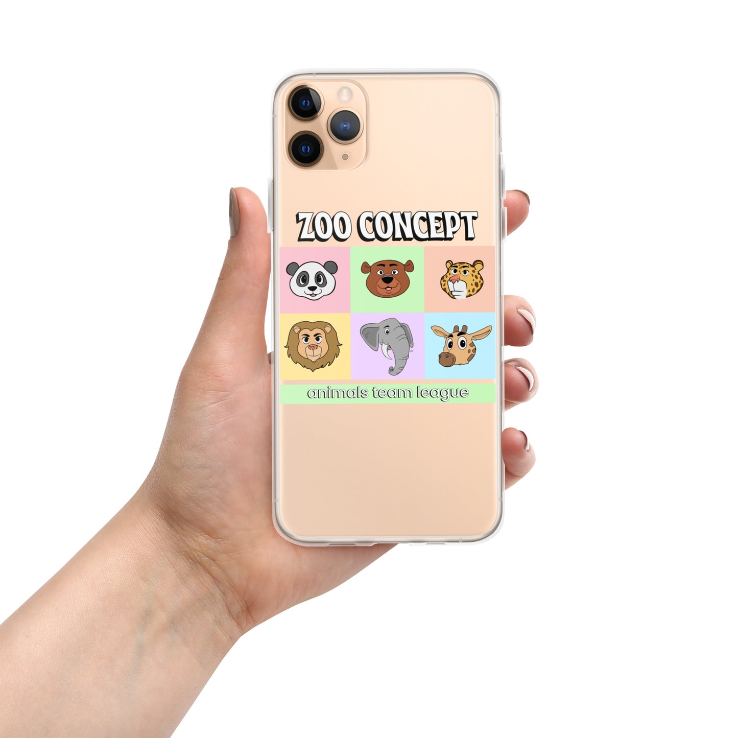 Clear iPhone Case with Playful Kids' Designs: Keep your device safe in style! Explore our range of fun, protective cases for kids