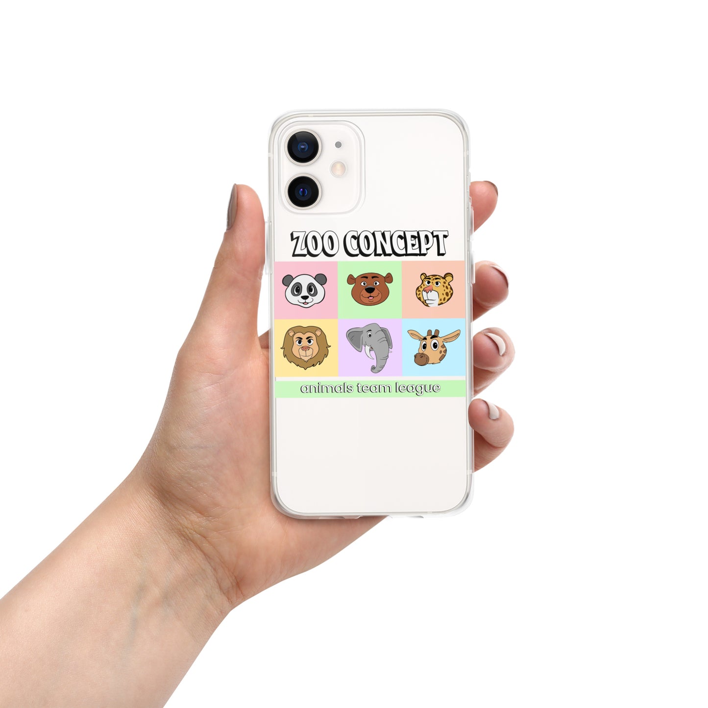 Clear iPhone Case with Playful Kids' Designs: Keep your device safe in style! Explore our range of fun, protective cases for kids