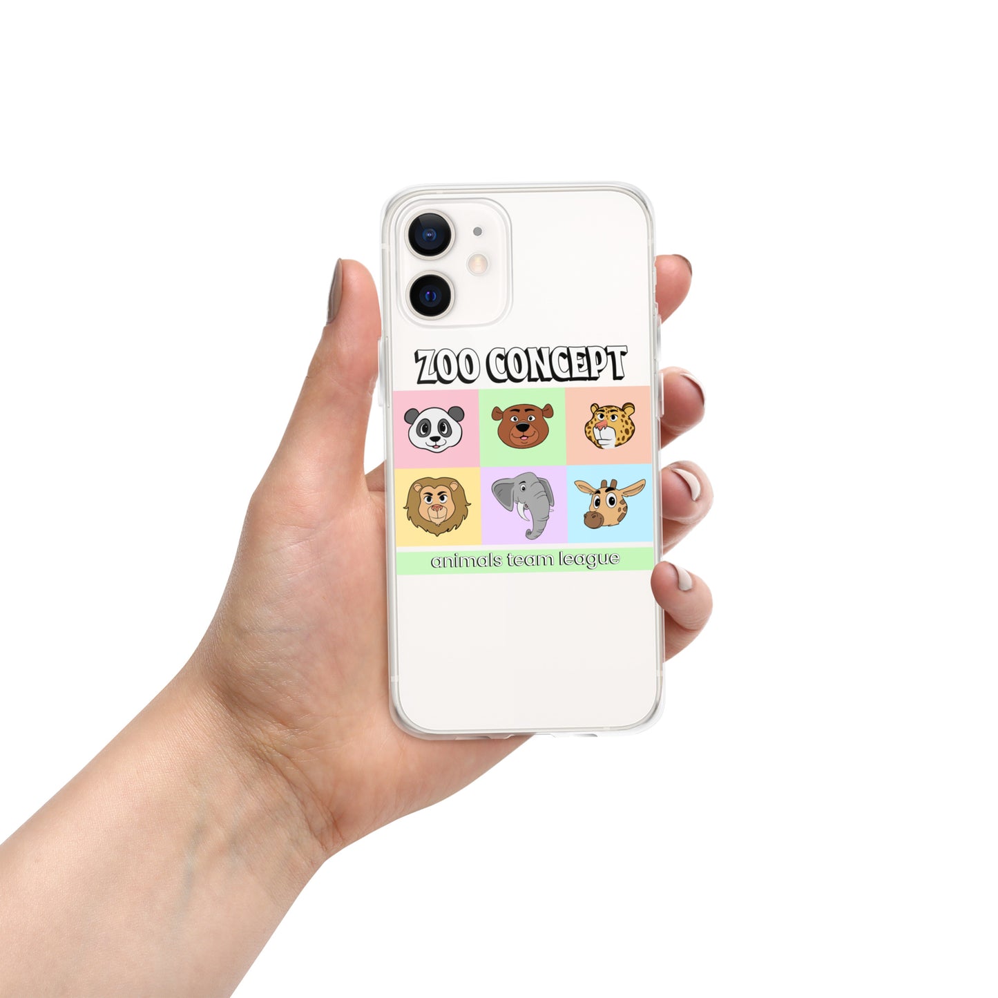 Clear iPhone Case with Playful Kids' Designs: Keep your device safe in style! Explore our range of fun, protective cases for kids