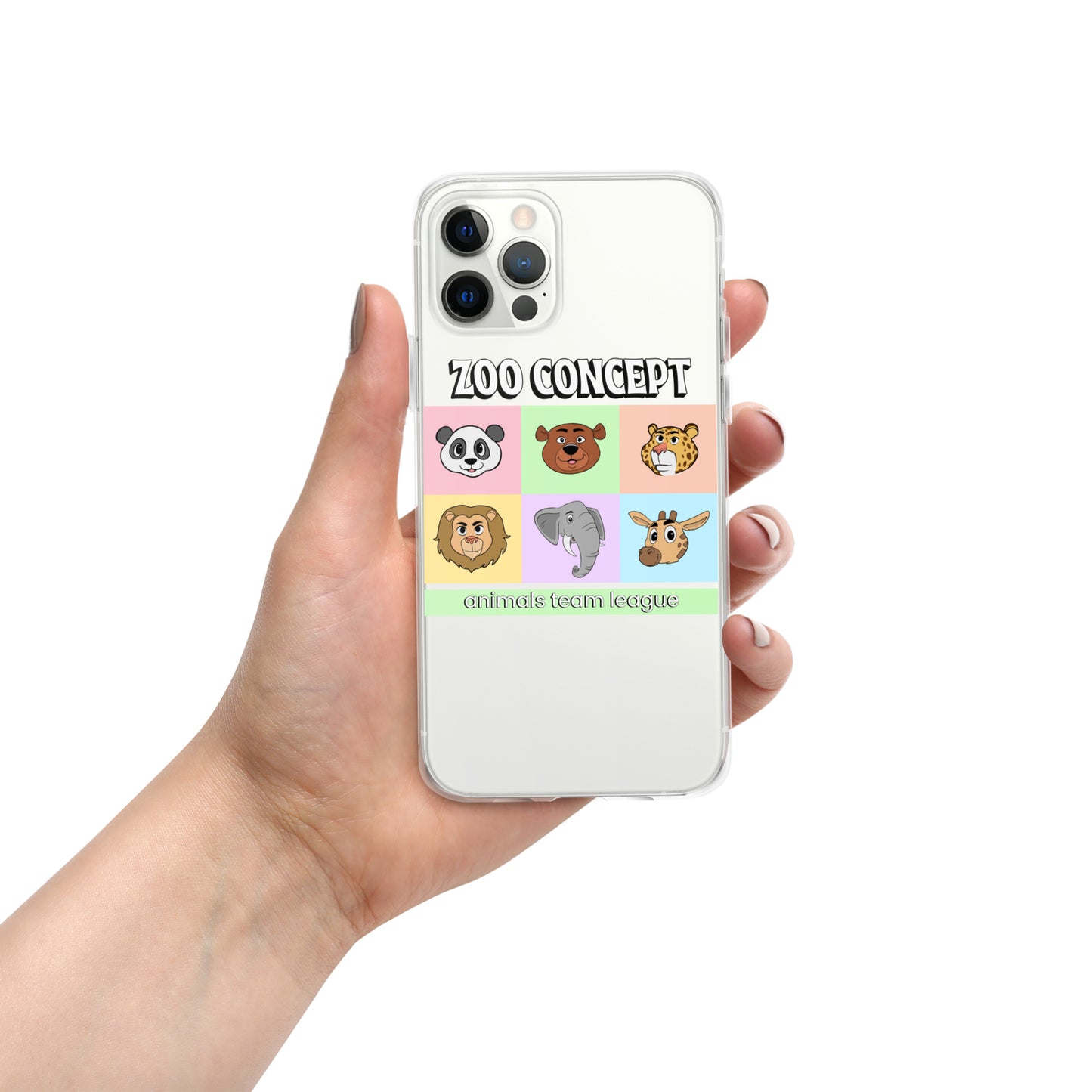 Clear iPhone Case with Playful Kids' Designs: Keep your device safe in style! Explore our range of fun, protective cases for kids