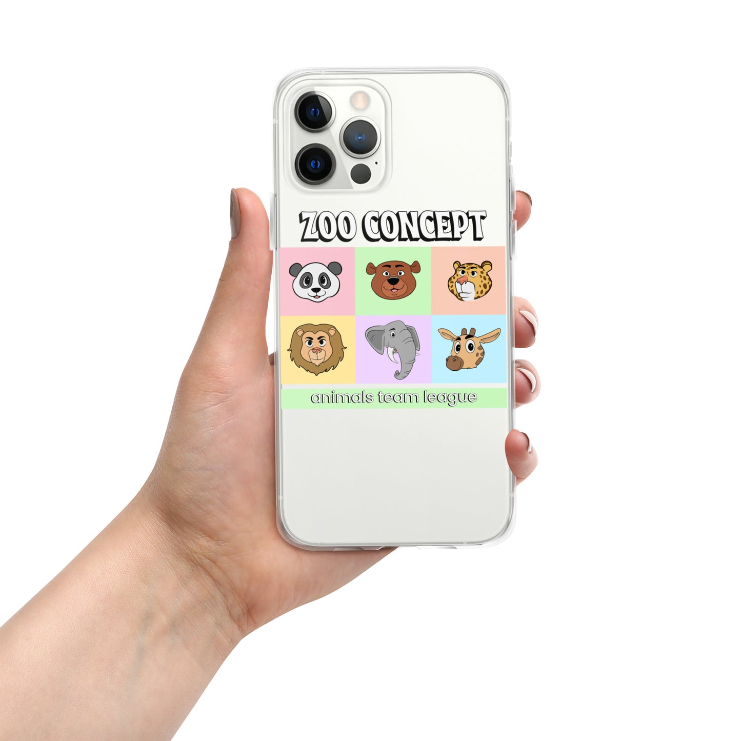 Clear iPhone Case with Playful Kids' Designs: Keep your device safe in style! Explore our range of fun, protective cases for kids