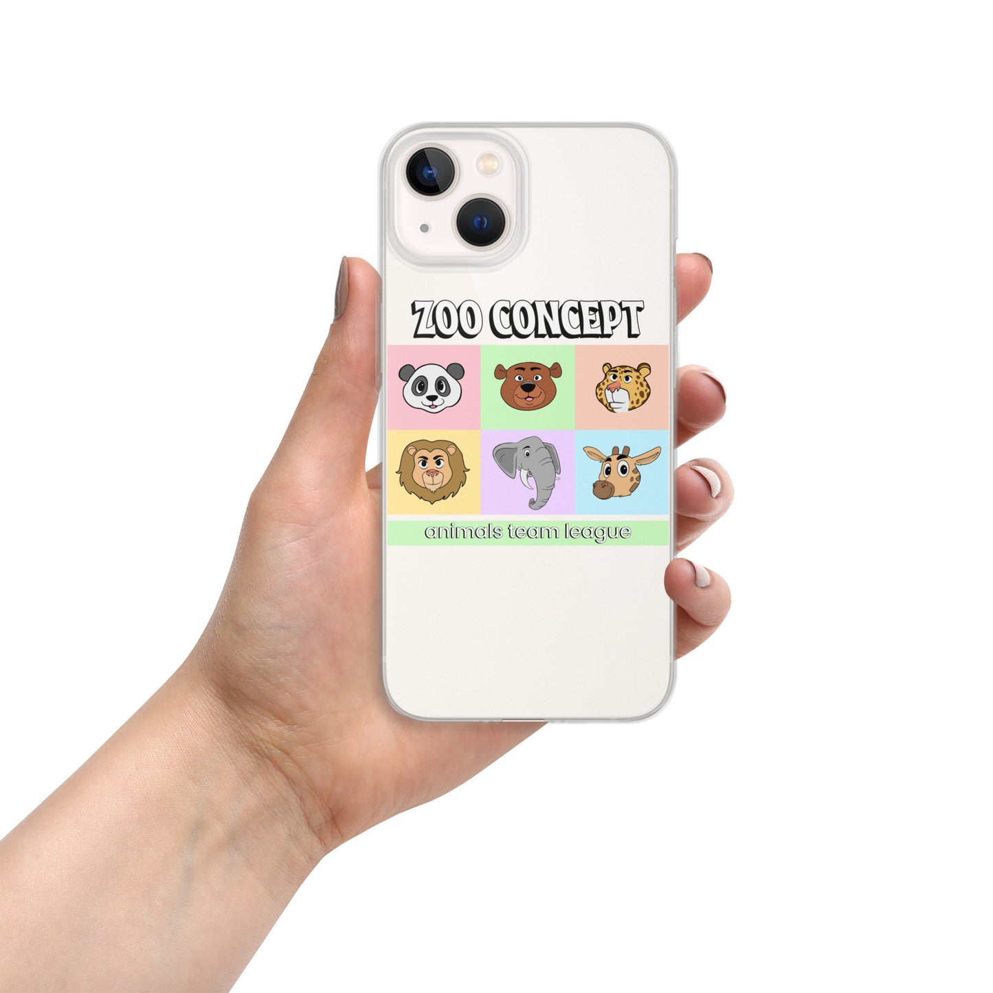 Clear iPhone Case with Playful Kids' Designs: Keep your device safe in style! Explore our range of fun, protective cases for kids