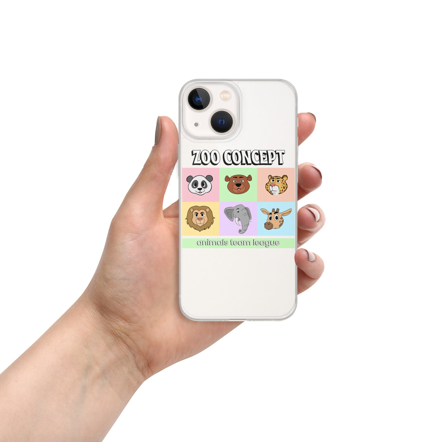 Clear iPhone Case with Playful Kids' Designs: Keep your device safe in style! Explore our range of fun, protective cases for kids