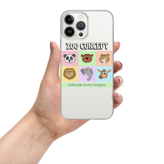 Clear iPhone Case with Playful Kids' Designs: Keep your device safe in style! Explore our range of fun, protective cases for kids