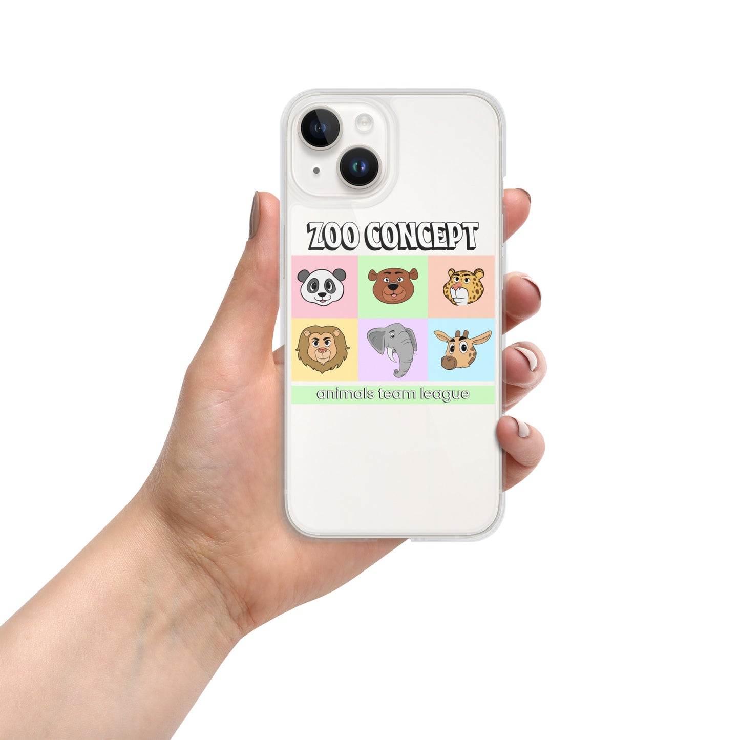 Clear iPhone Case with Playful Kids' Designs: Keep your device safe in style! Explore our range of fun, protective cases for kids