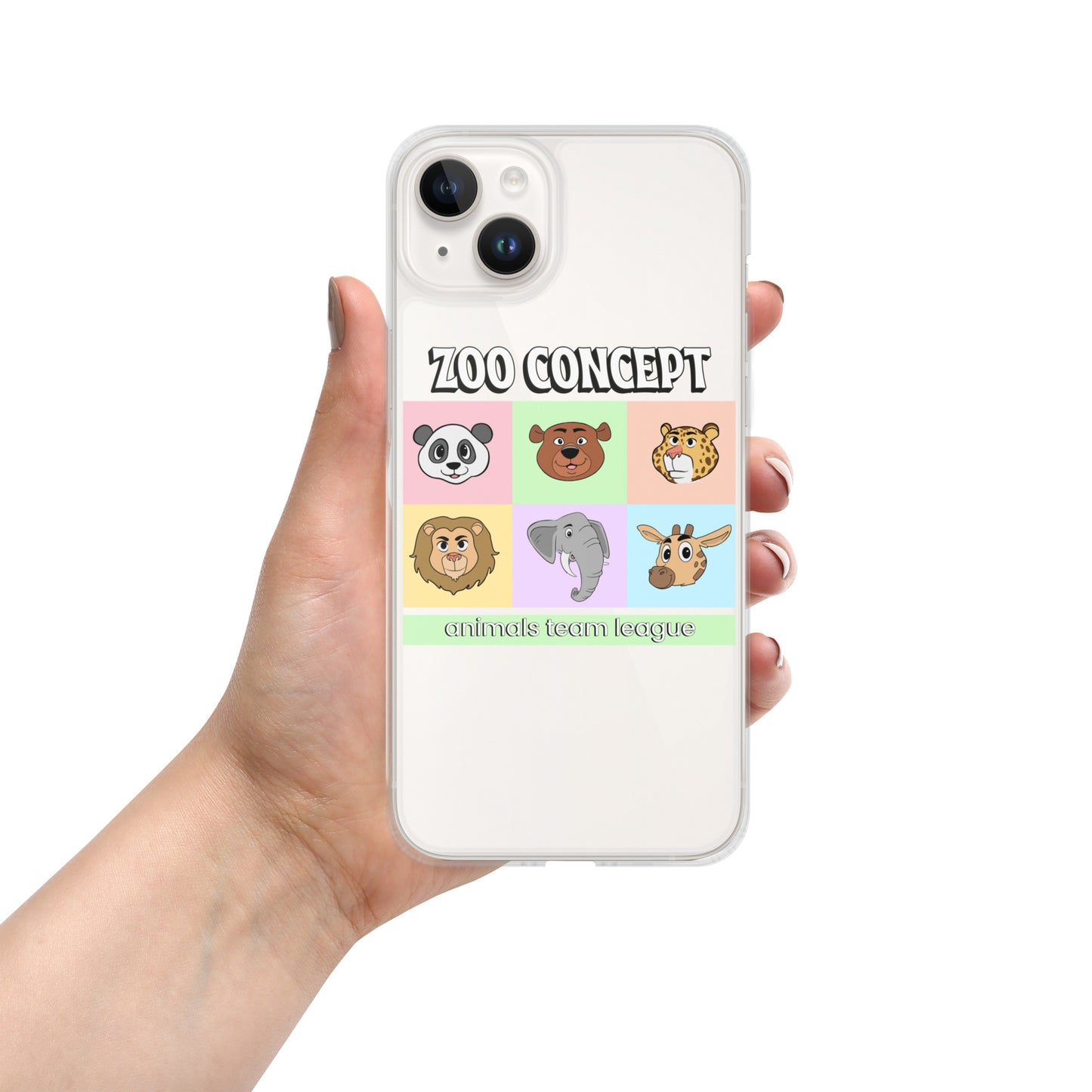 Clear iPhone Case with Playful Kids' Designs: Keep your device safe in style! Explore our range of fun, protective cases for kids