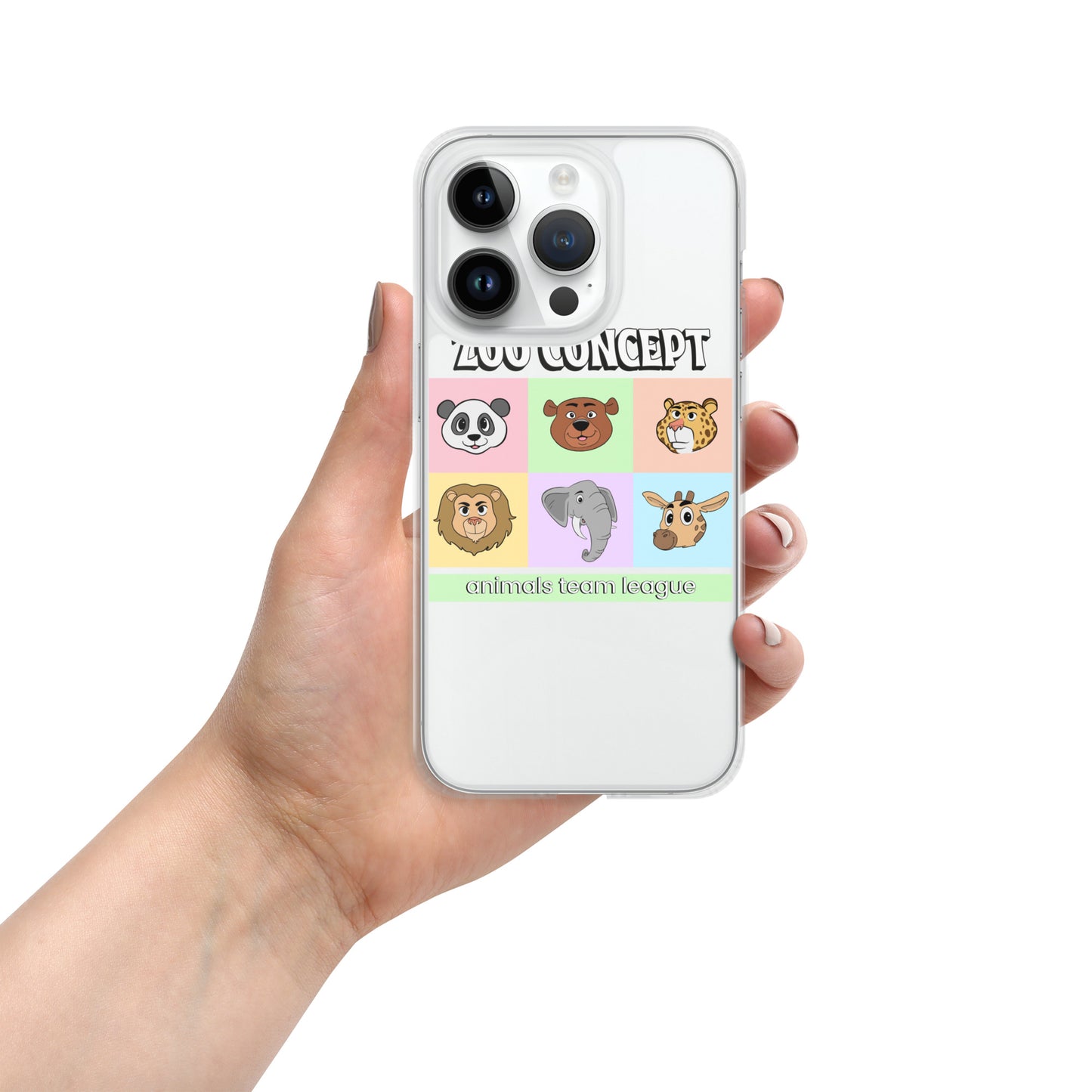 Clear iPhone Case with Playful Kids' Designs: Keep your device safe in style! Explore our range of fun, protective cases for kids