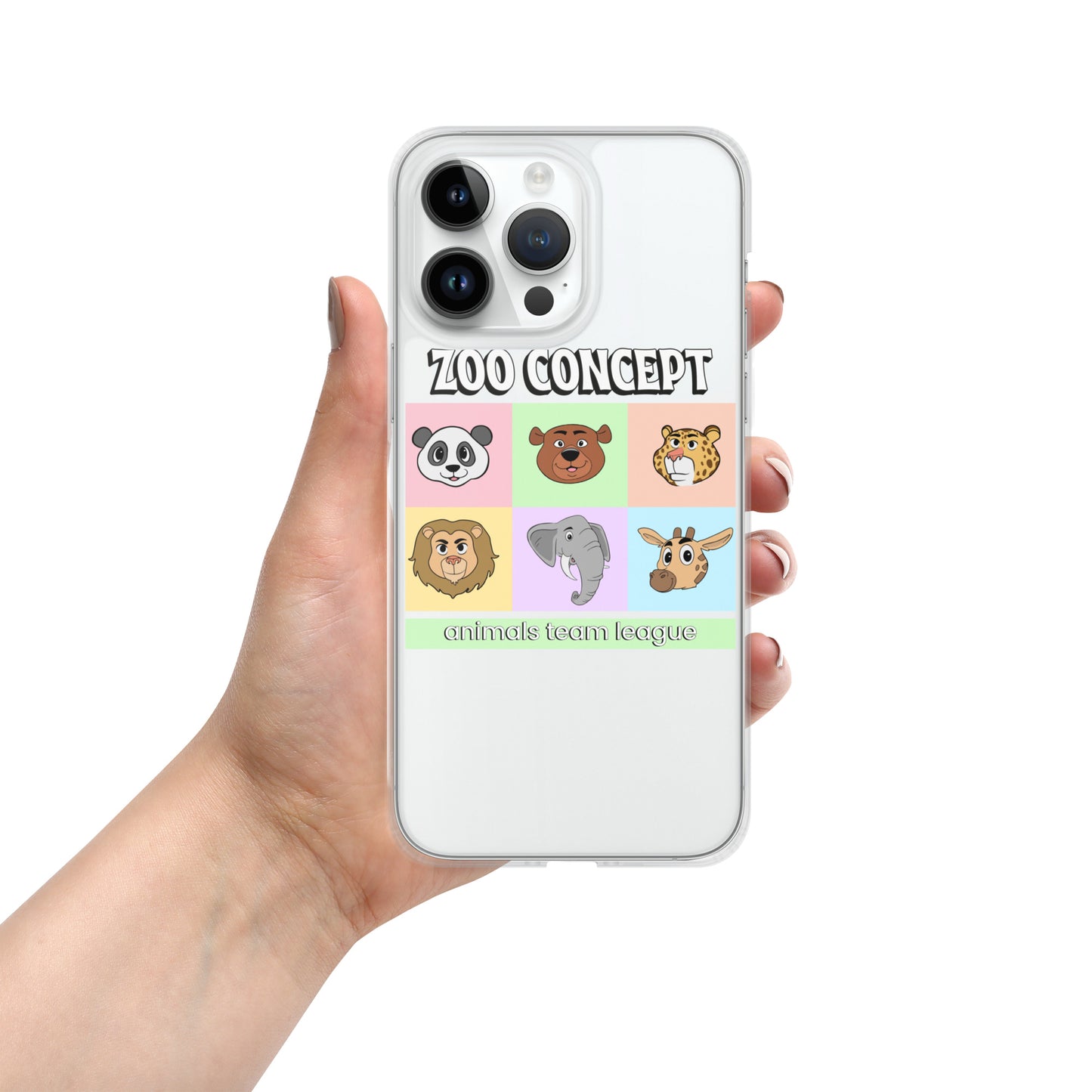 Clear iPhone Case with Playful Kids' Designs: Keep your device safe in style! Explore our range of fun, protective cases for kids