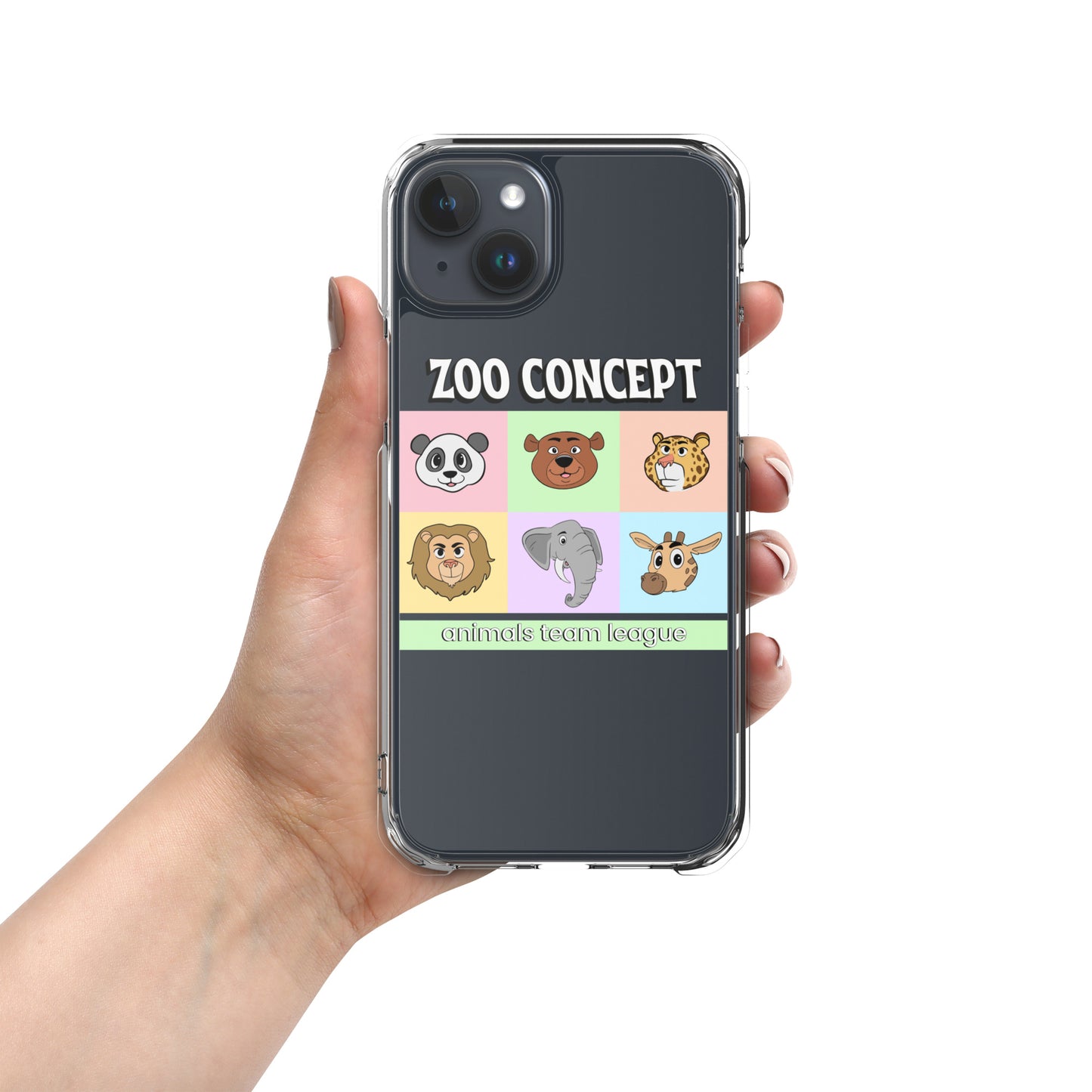 Clear iPhone Case with Playful Kids' Designs: Keep your device safe in style! Explore our range of fun, protective cases for kids