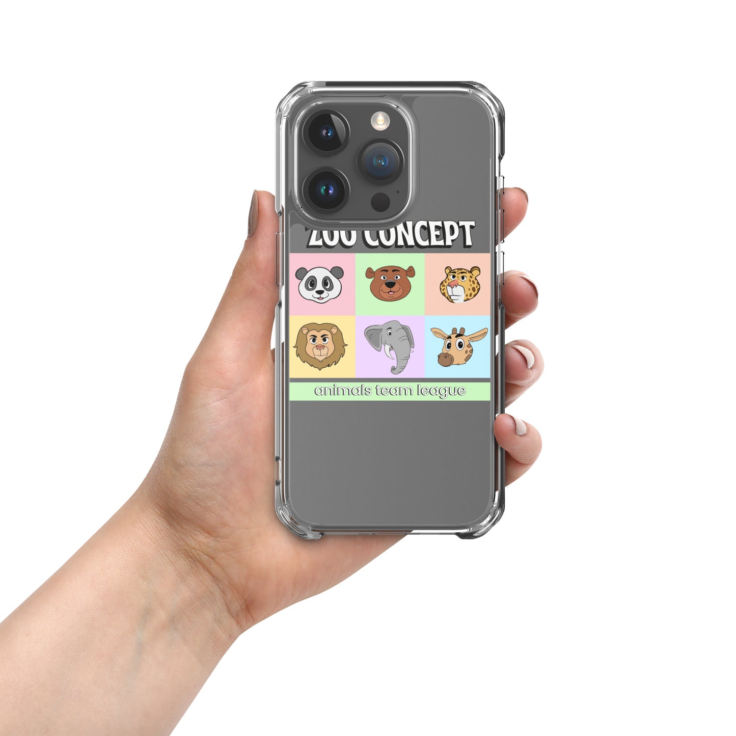 Clear iPhone Case with Playful Kids' Designs: Keep your device safe in style! Explore our range of fun, protective cases for kids