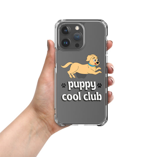 Cute Clear Case for iPhone - Adorable Puppy Design for Fun and Stylish Device Protection