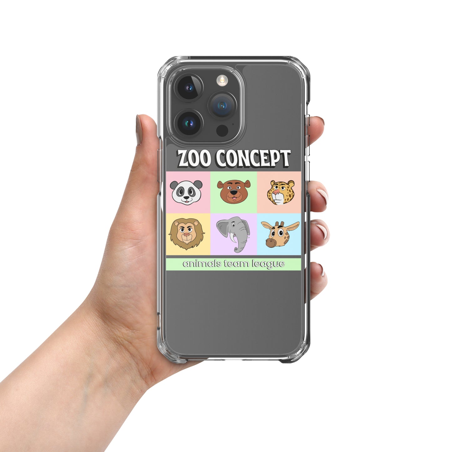 Clear iPhone Case with Playful Kids' Designs: Keep your device safe in style! Explore our range of fun, protective cases for kids