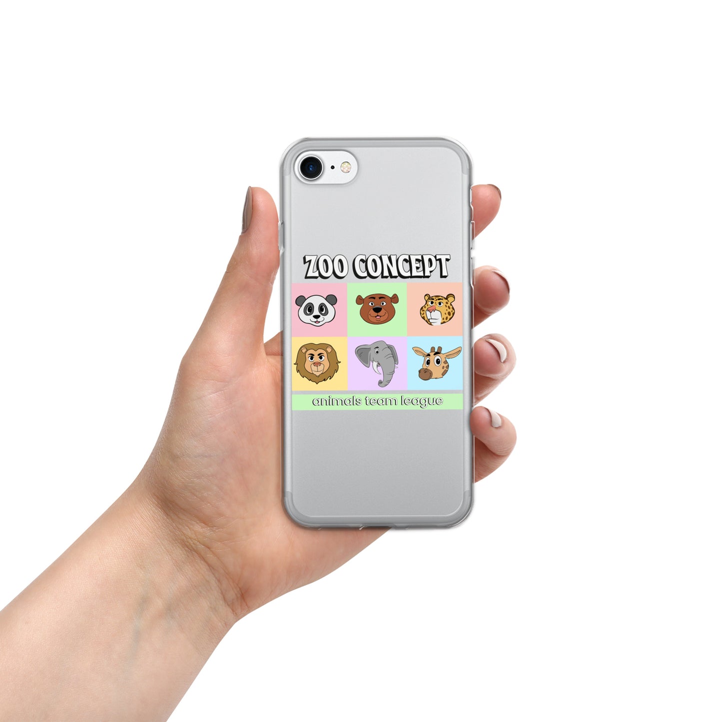 Clear iPhone Case with Playful Kids' Designs: Keep your device safe in style! Explore our range of fun, protective cases for kids