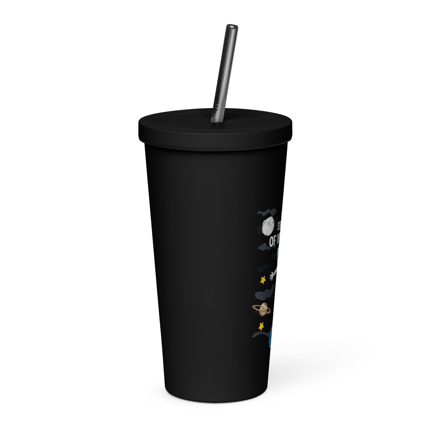 Colorful Insulated Tumbler with Straw - Stylish Design for Refreshing Drinks on the Go! Ideal for Cold Beverages and Smoothies