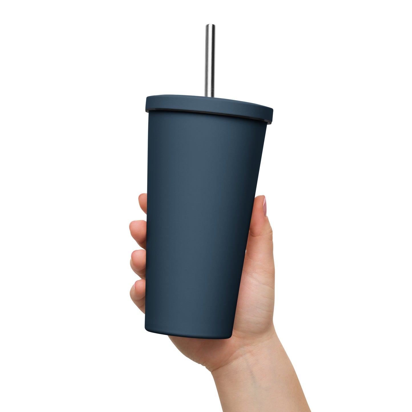 Colorful Insulated Tumbler with Straw - Stylish Design for Refreshing Drinks on the Go! Ideal for Cold Beverages and Smoothies