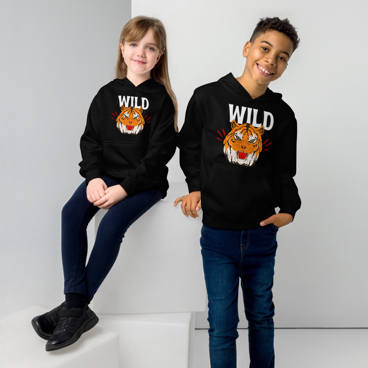 Comfy Kids' Fleece Hoodie - Perfect for Warmth & Style! Ideal Outerwear for Fashionable Boys & Girls