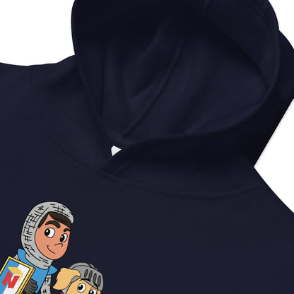 CozyKids Fleece Hoodie: Sudadera suave con capucha para niños y niñas. Ideal para climas fríos, actividades al aire libre, escuela y comodidad diaria