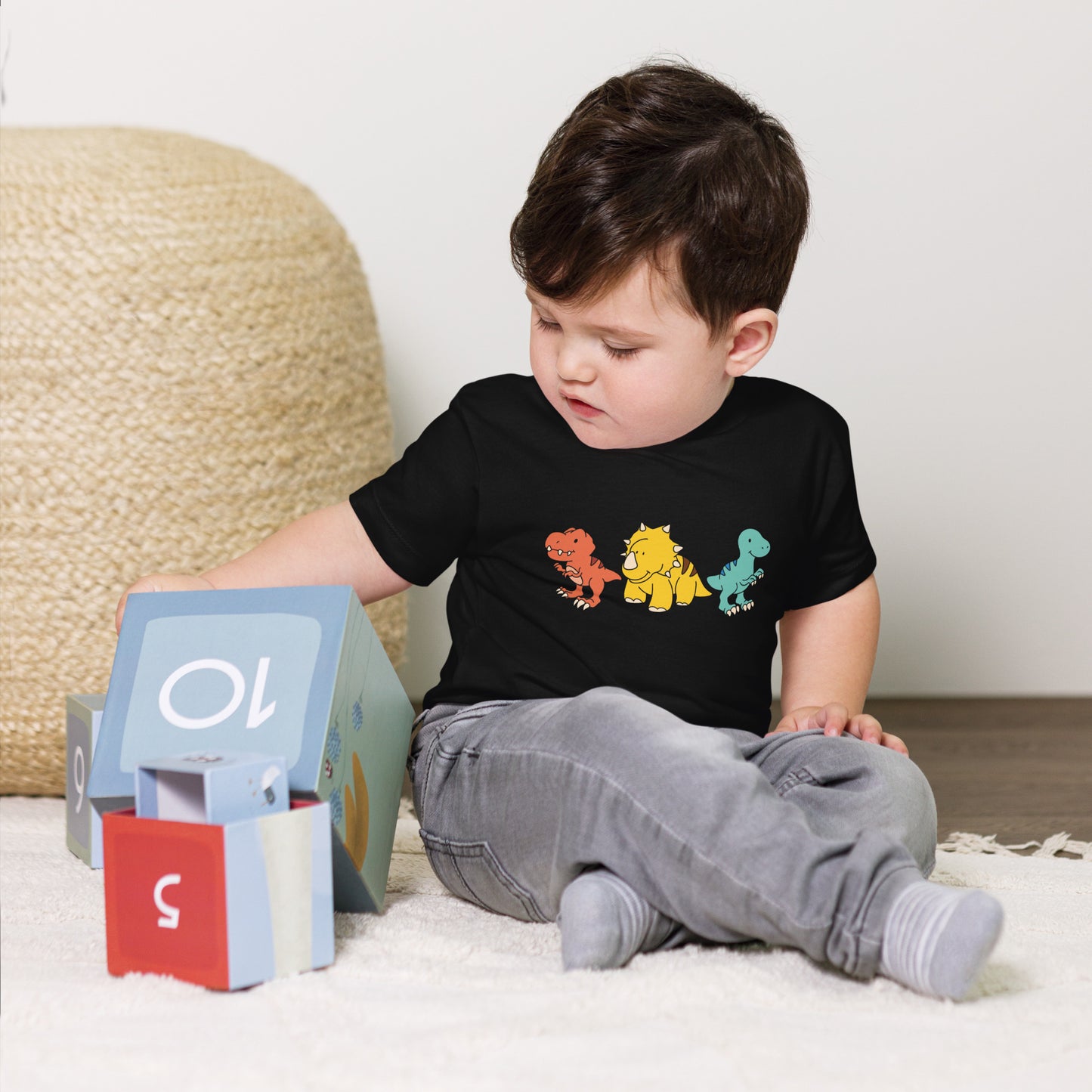 Toddler Short Sleeve Tee: Stylish, Comfortable, Fun for Little Explorers! High-Quality Cotton Fabric, Variety of Colors. Perfect for Playtime and Everyday Wear!