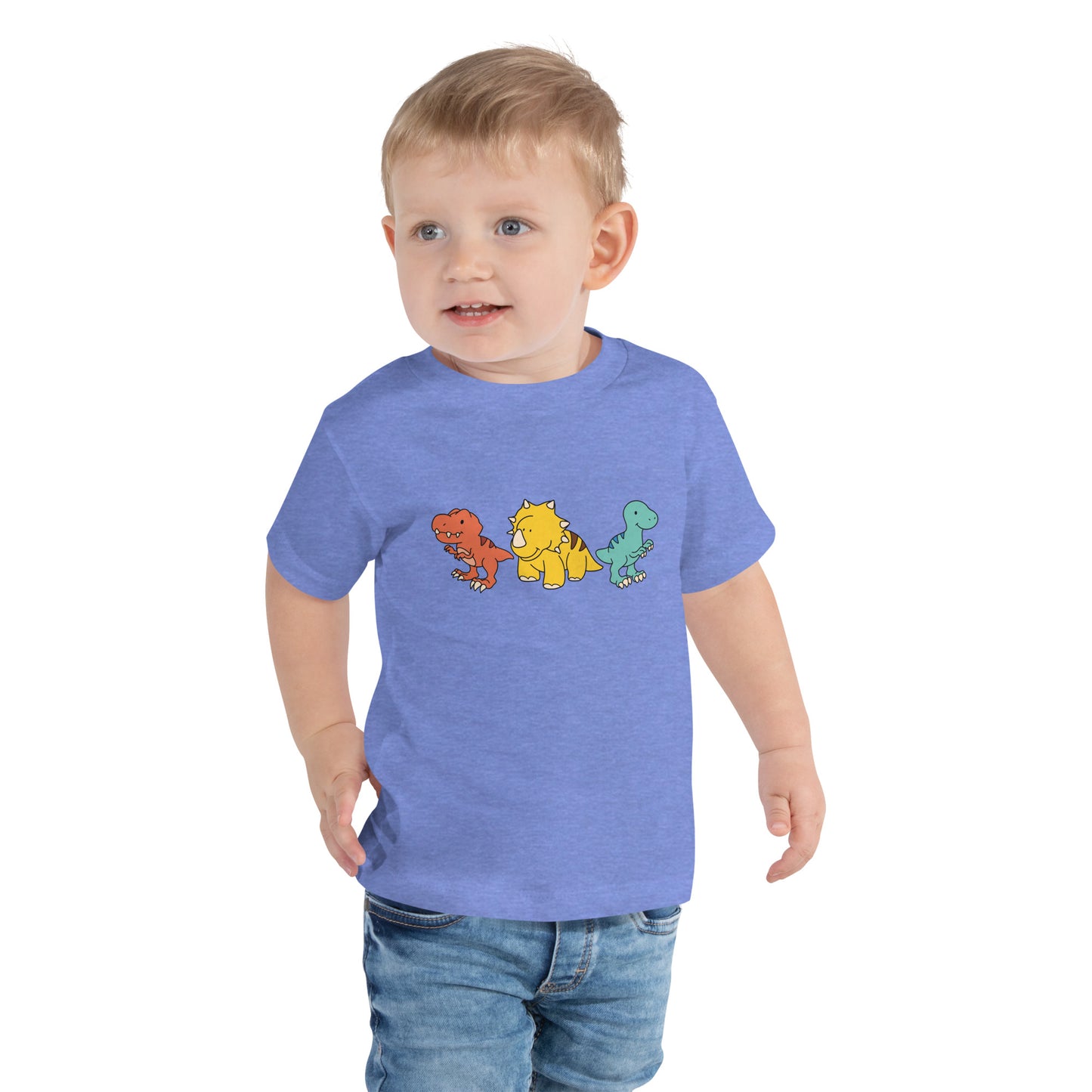 Toddler Short Sleeve Tee: Stylish, Comfortable, Fun for Little Explorers! High-Quality Cotton Fabric, Variety of Colors. Perfect for Playtime and Everyday Wear!