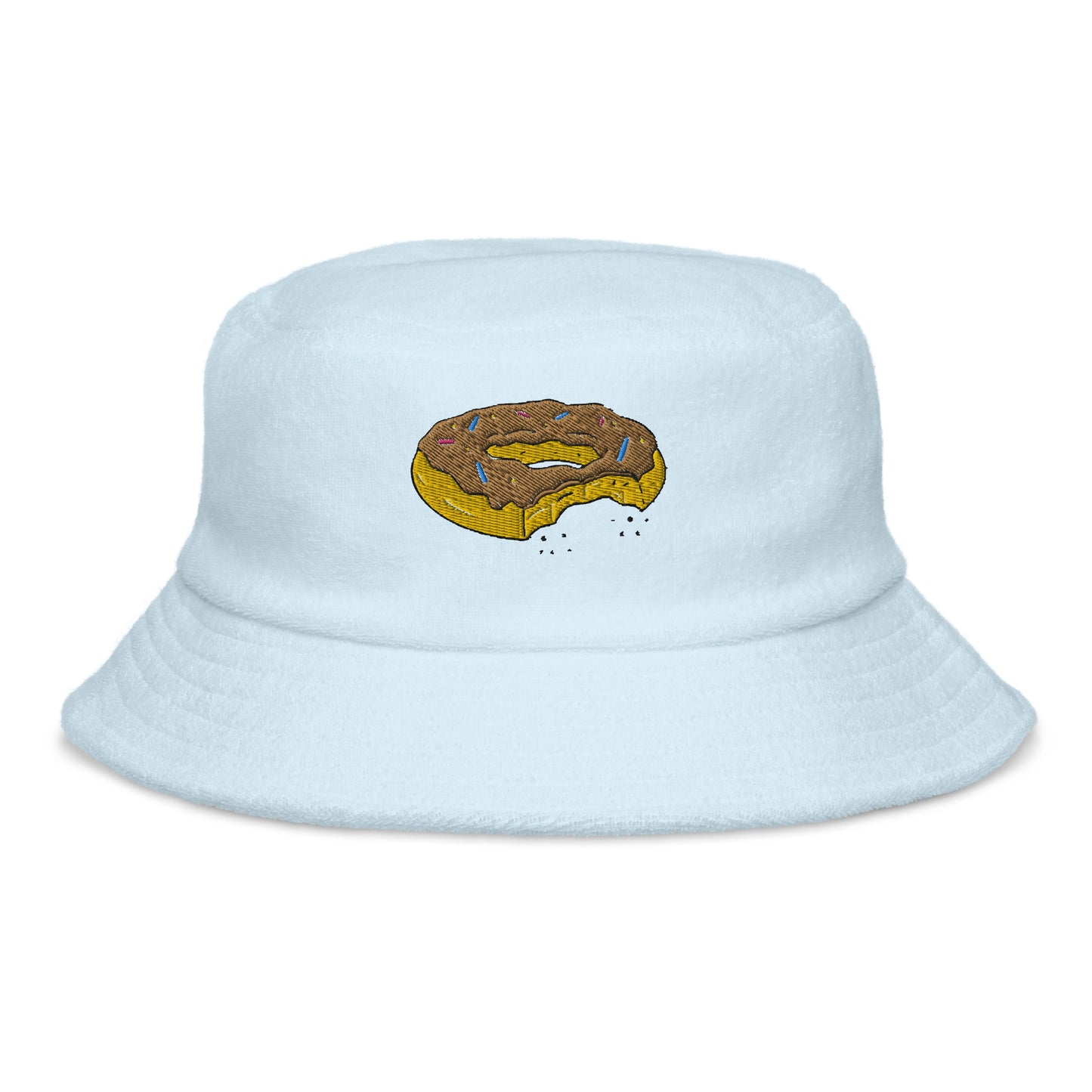 Trendy Terry Cloth Bucket Hat! Lightweight, Unstructured, Stylish Cap for Sunny Days. Soft, Absorbent Material. Perfect for Beach, Pool, Summer Outings, Casual.