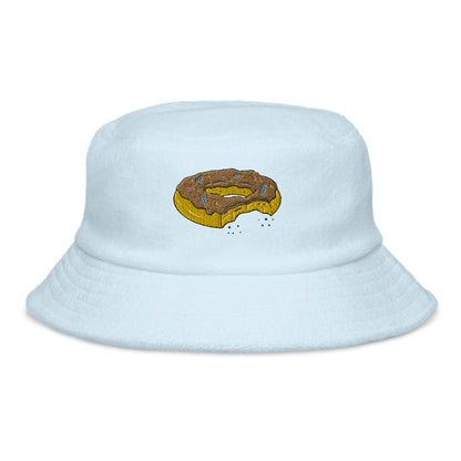 Trendy Terry Cloth Bucket Hat! Lightweight, Unstructured, Stylish Cap for Sunny Days. Soft, Absorbent Material. Perfect for Beach, Pool, Summer Outings, Casual.