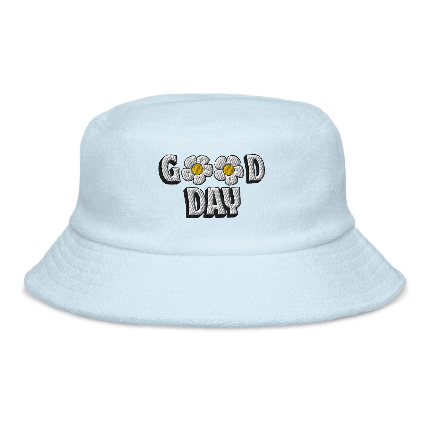 Trendy Terry Cloth Bucket Hat! Lightweight, Unstructured, Stylish Cap for Sunny Days. Soft, Absorbent Material. Perfect for Beach, Pool, Summer Outings, Casual.