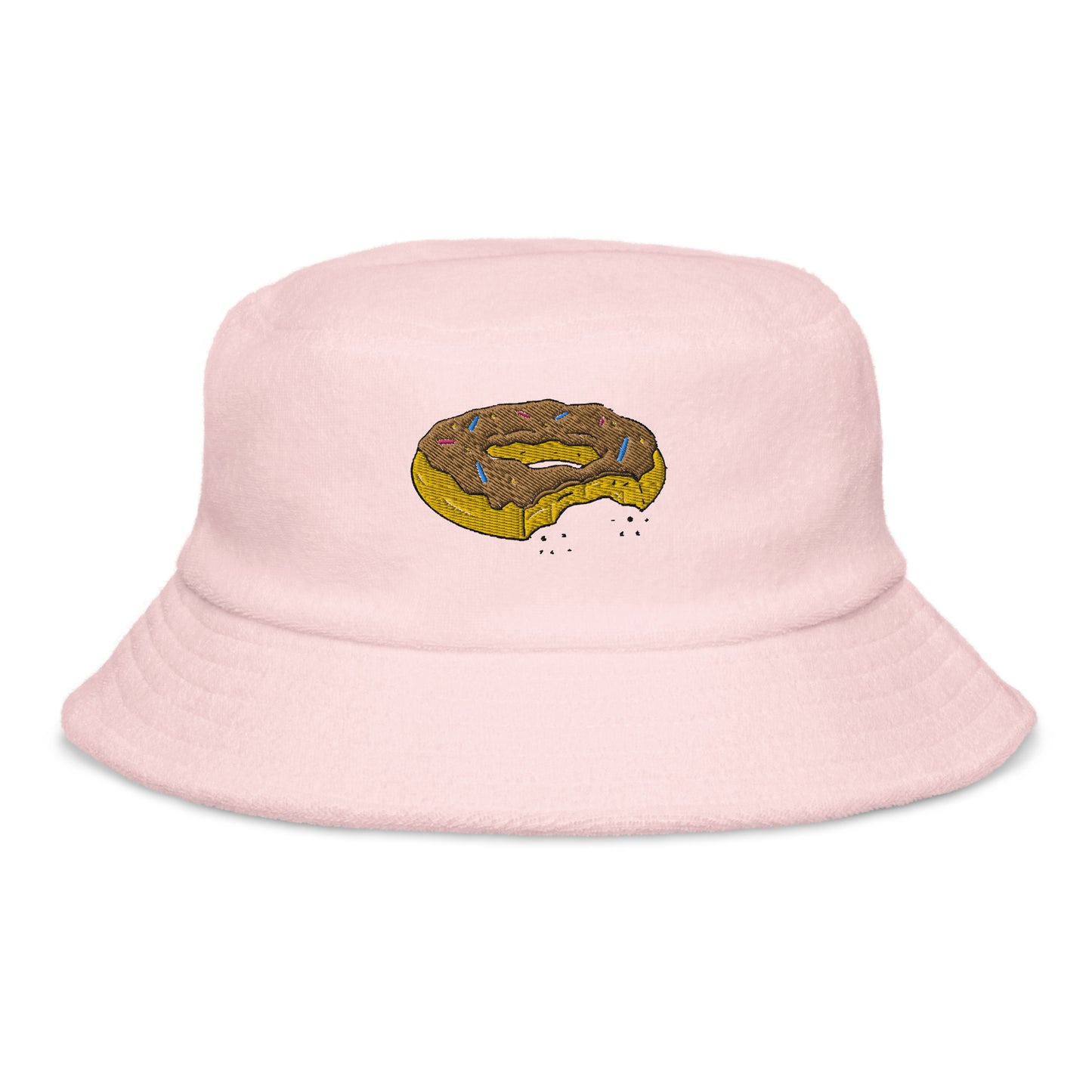 Trendy Terry Cloth Bucket Hat! Lightweight, Unstructured, Stylish Cap for Sunny Days. Soft, Absorbent Material. Perfect for Beach, Pool, Summer Outings, Casual.